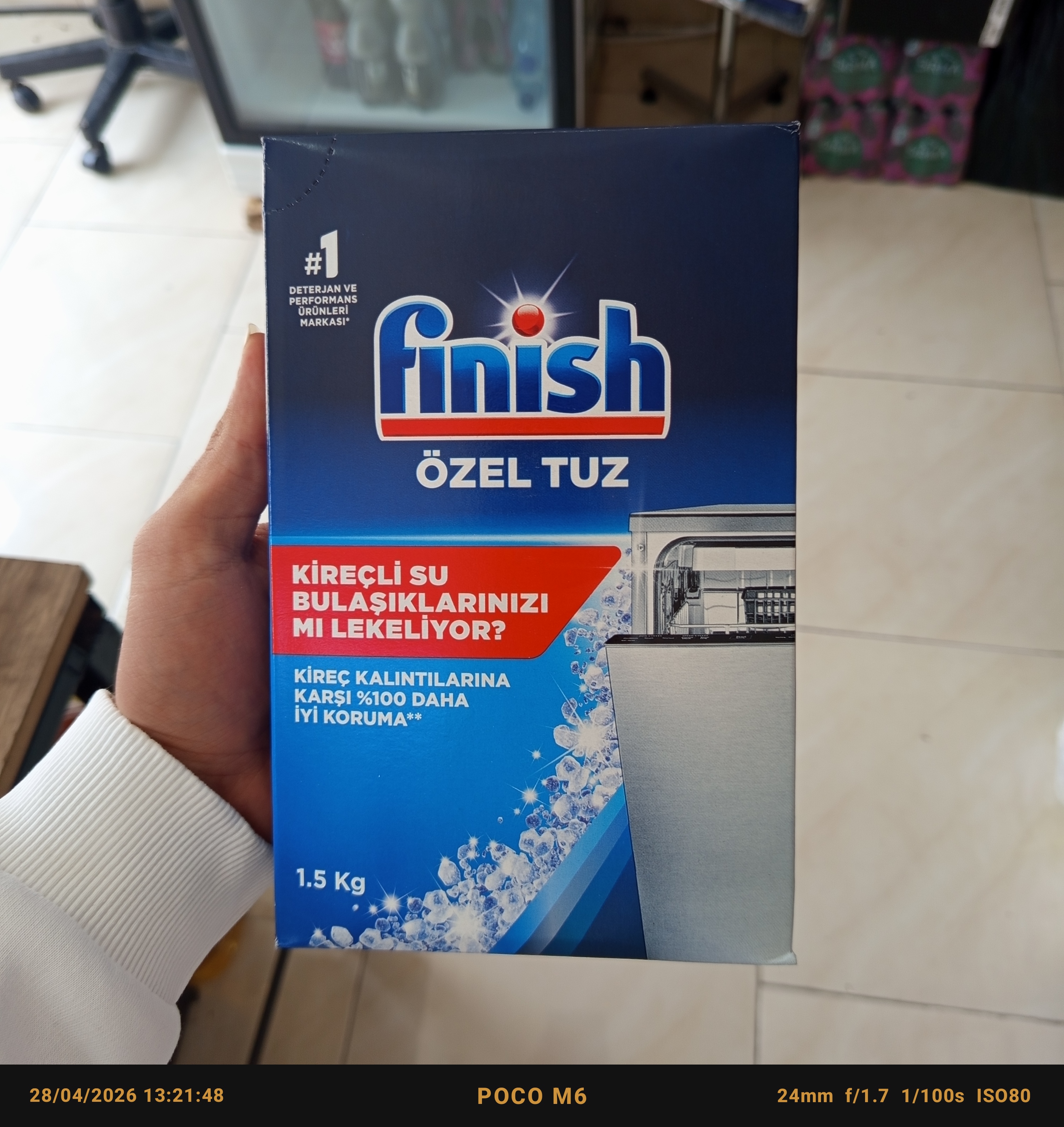 نمک ظرفشویی فینیش (Finish) اصل 1.5کیلو