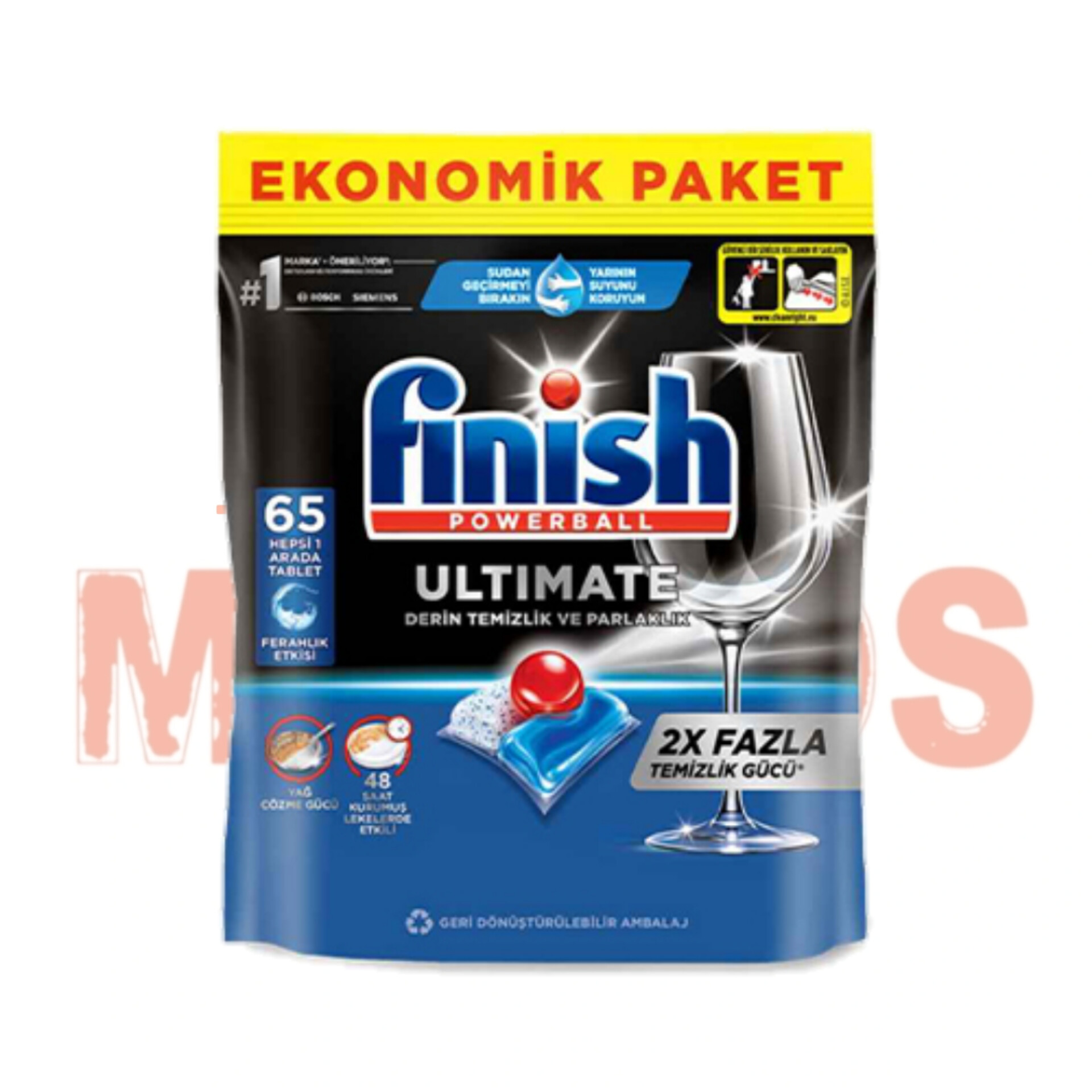 قرص ماشین ظرفشویی فینیش التیمات 65 عددی