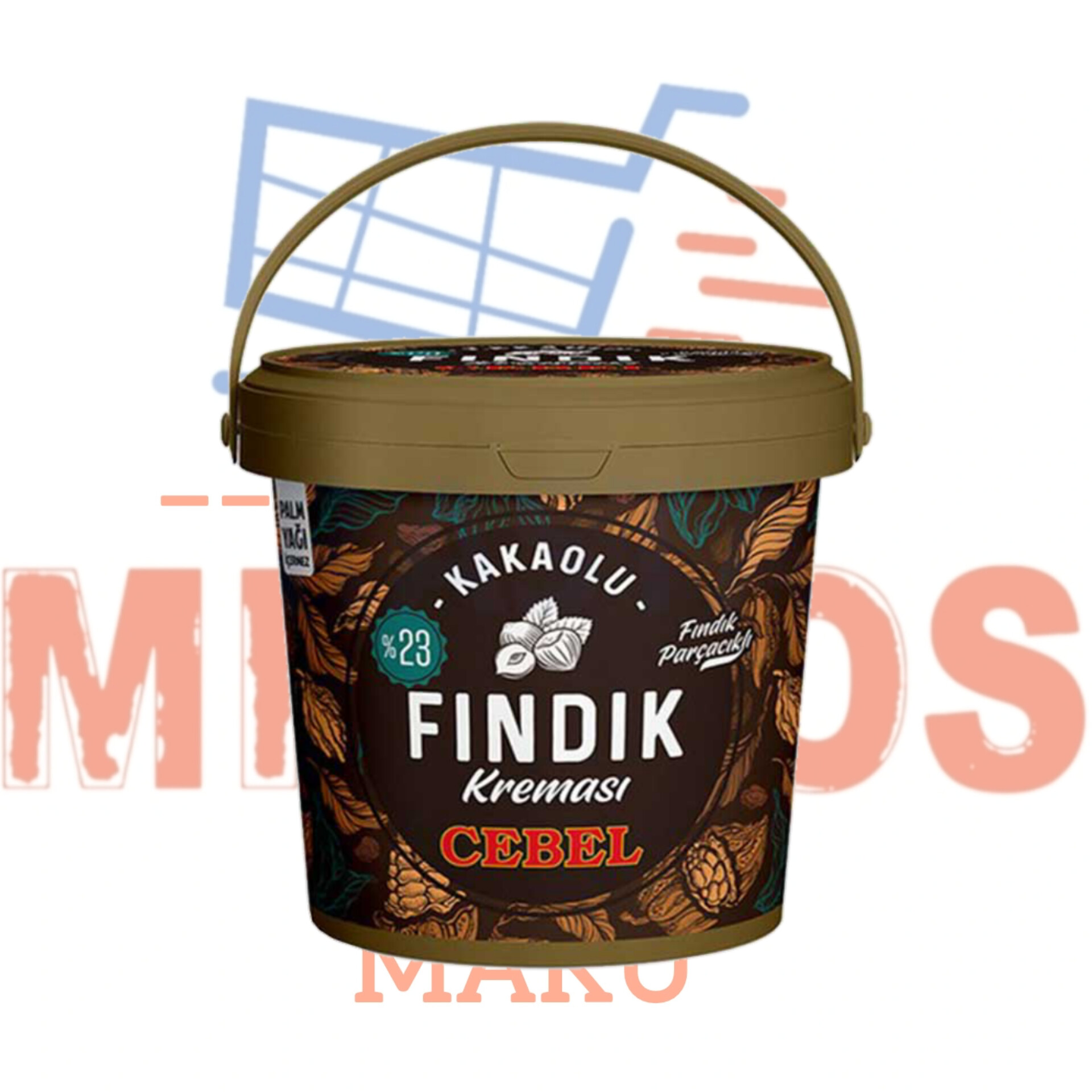 شکلات صبحانه فندقی جبل با حاوی تکه های فندقی با حجم 900گرم